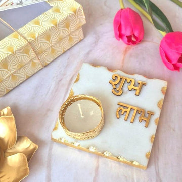 Elegant Marble T light Holder